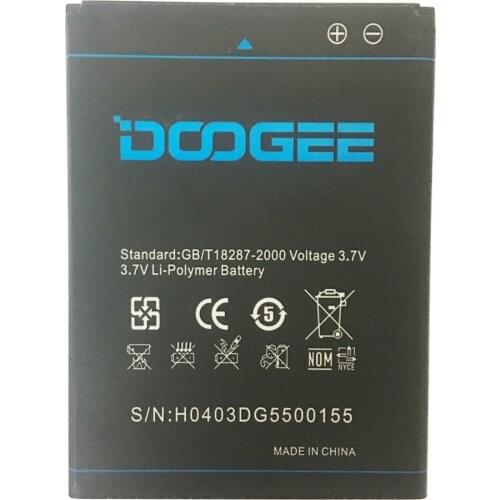 2pcs/lot Battery For Doogee DG550 B-DG550 MTK6592 3000mAh Bateria