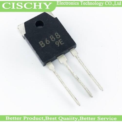 4pcs/lot=2pais ( 2pcs 2SD718 + 2pcs 2SB688 ) TO3P D718 + B688 TO-3P