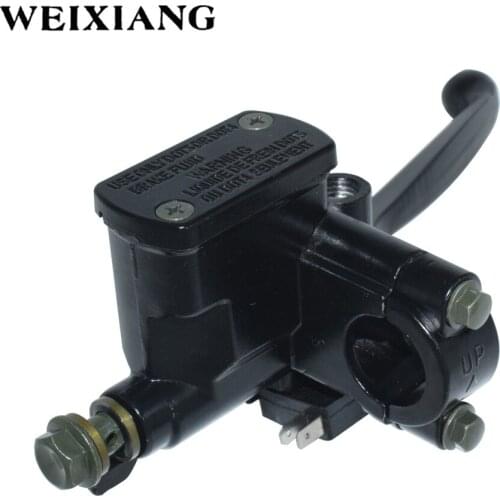 7/8" 22mm Universal Front ATV Brake Clutch Master Cylinder Reservoir levers For 50cc 125 150 250cc GY6 Scooter Moped Right Side