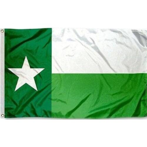 90x150cm with North Texas state Flag 100% polyester custom green history business hobby banner
