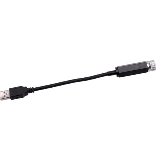 Beler 0.2A 5V 0.15W Universal Blue USB LED Car Interior Roof Starry Star Sky Decor Lamp Light Projector