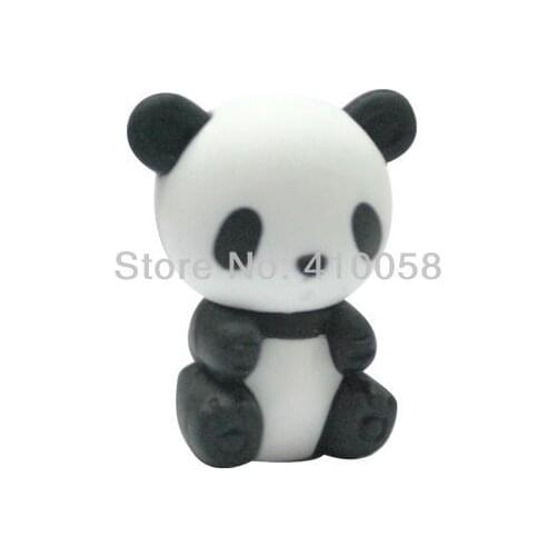 Freeshipping Adroable Cute Animal Eraser New Cute panda Office Study Rubber Eraser Gifts Eraser