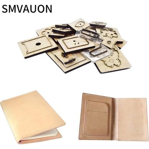 Wooden die-cut notebook cover, notebook cover, card case, file cover, die-cut, suitable for die-cutting machine