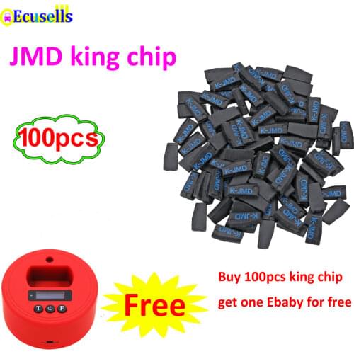 100PCS JMD Blue King chip with JMD Ebaby Remote/Chip Generate Frequency Tester Cloud Decoding ID46/4D/48/70/83 car key Chip