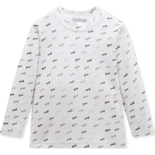 Honeyzone Children Girl Clothes Full Printing Long Sleeve Autumn T-Shirt Infantile Roupa Costume