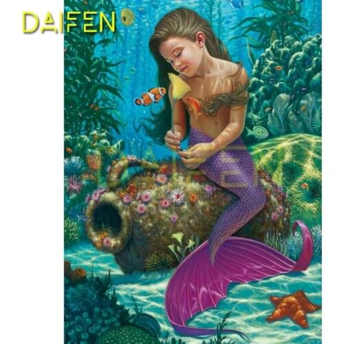 Full Round Diamond mosaic Mermaid vase DIY 3D Diamond painting Cross stitch Mermaid Full Square Diamond embroidery Mermaid vase