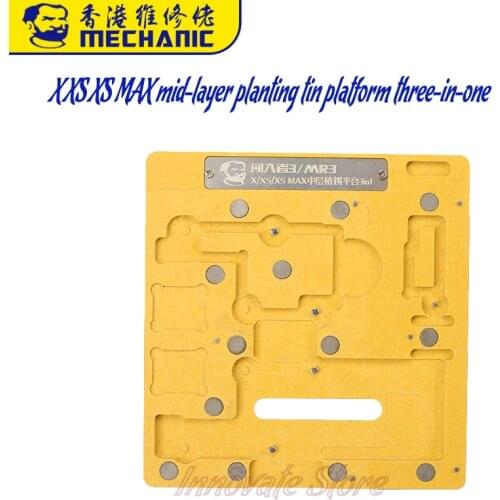 MECHANIC MR3 3-in-1 mid-layer planting tin platform square square fillet automatic positioning iPhoneX XS XS MAX mobile phone re