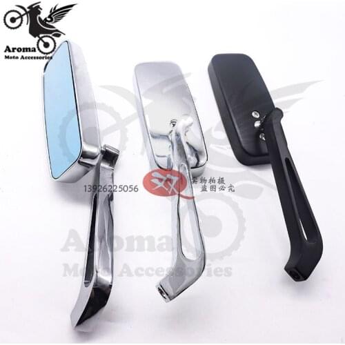 Black silver motorcycle rearview mirror for honda suzuki yamaha Kawasaki harley moto side mirror part motorbike rear view mirror