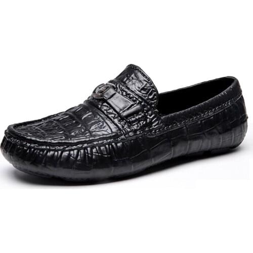 Men Casual Shoes 2021 New Style Cool Male Breathable Leather Zapatos Tennis Homme Boys Walking Footwear Brown Black Blue Loafers