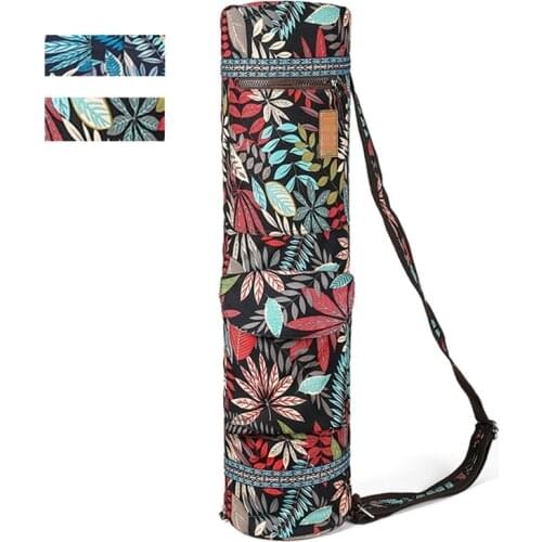 Printed Yoga Mat Bag Dance Sports Backpack Pilates Fintess Exercise Gym Knapsack Gymnastics Dance Backpack