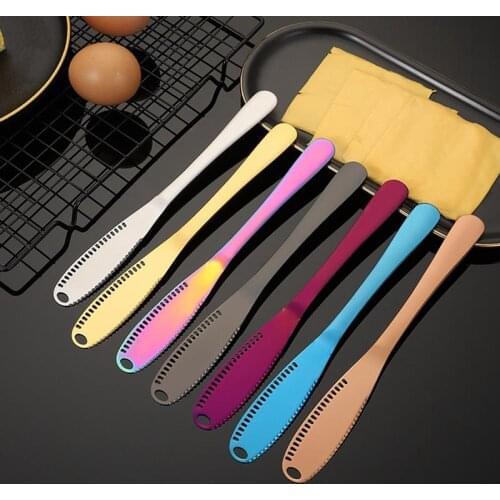 Butter Curler Stainless Steel Polished Cheese Spreader Butter Slicer Cheese Cream Cutter Baking Curler For Kitchen Tool
