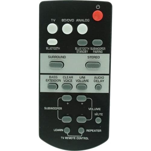 Remote Control For Yamaha FSR73 ZP80760 YAS-105 SRT-700 ATS-1050 YAS-203BL Powered home theater Soundbar Sound Bar Audio System