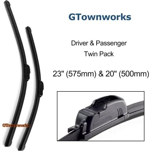 Wiper Blades Windshield Rubber Strip Wiper Blade 23'' 20'' Car Accessories Fit For 3 Series E46 Compact 2001-2004