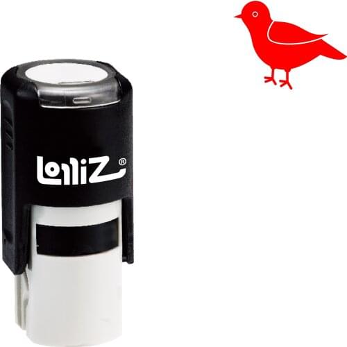 LolliZ Solid Animal Symbol Series Design #57 Self-Inking Rubber Stamp