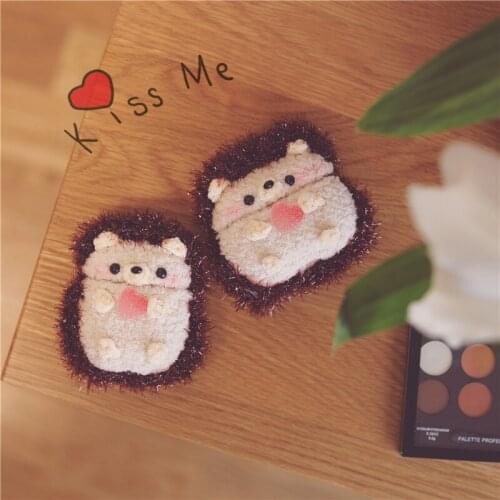 Handmade Bluetooth Headset Protective Cover For Apple AirPods case Pro 12 3 plush Bluetooth Wireless Protective Cover Super Cute