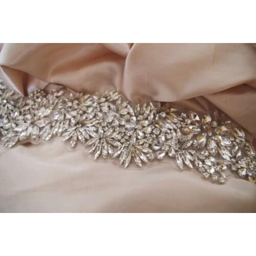 Silver Rhinestone Sash belt, crystal bridal sash belt, wedding craft bridal sash supply 2020 new arrival best seller RAE0115