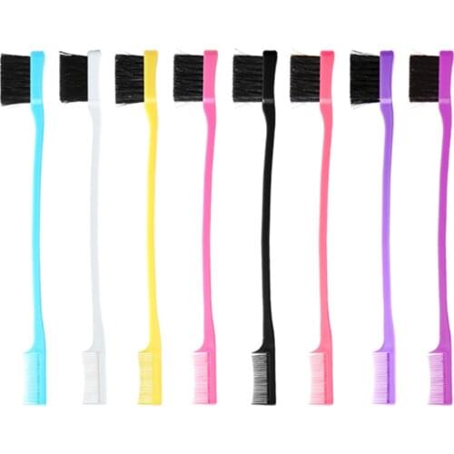 Eyebrow Brush Eyelash Brush Double-headed Makeup Comb Brush Hair Dye Comb Home DIY Essential Tool Wax Broken Hair Grooming Tools