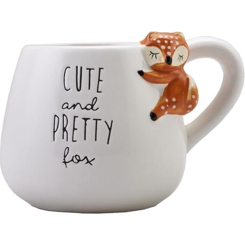 Roe Special Animal Series Fox Mug Coffee Cup