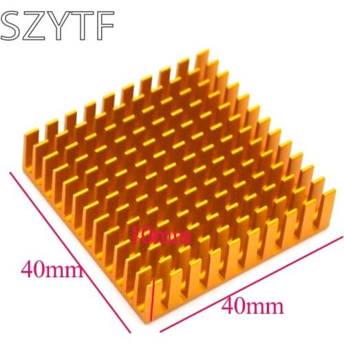 Heat sink 40 * 40 * 11MM (gold slot) high-performance radiator