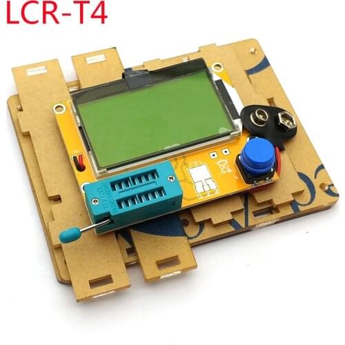 LCR-T4 Mega328 M328 Multimetr Transistor Tester ESR Meter Diode Triode Capacitance ESR Meter MOS PNP NPN LCR+CASE (not Battery)