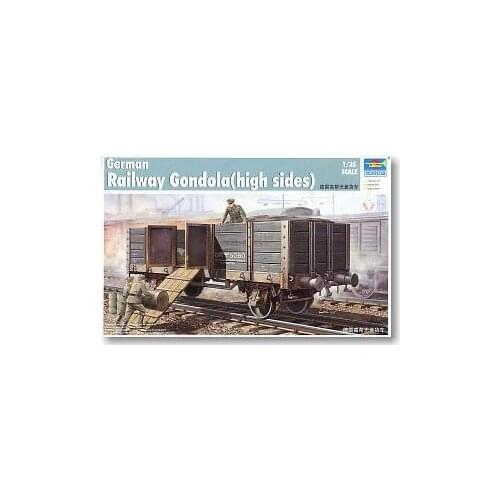Trumpeter 1/35 scale model 01517 World War II Germany high to help cover the freight train card