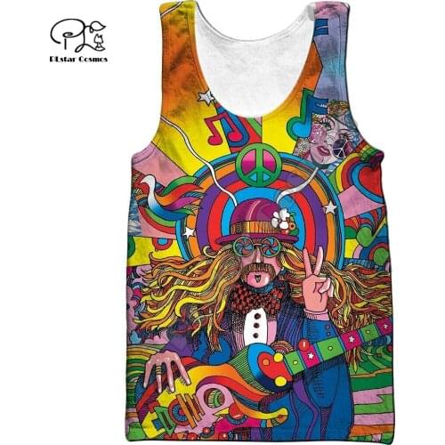 PLstar Cosmos 3DPrint Hemp Weeds Royal Hippie Colorful Abstract Summer Funny Tank Top Vest Men/Women Unisex Sleeveless Style-a3