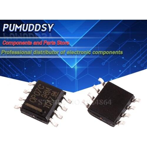 10PCS OP07 OP07C OP07CDR SOP8 Operational Amplifier Low Noise Bipolar Op Amps