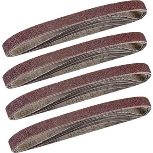 20Pcs 13* 457mm Sanding Belts Mixed Grits 40 60 80 120 Sander Power Tool