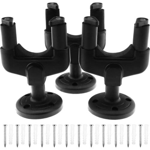 3pcs Electric Guitar Hanger Easy Install Guitars Holder Stand Wall Mount Rack for All Size Guitar Stringed Musical Instrument