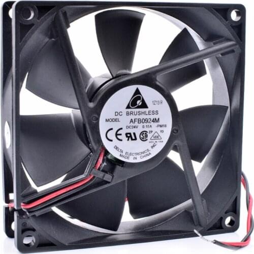 Brand new original AFB0924M 9025 9cm 92x92x25mm 24V 0.15A quiet inverter power supply cooling fan