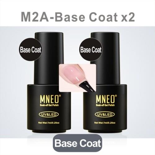 Base Coat for Gel Nail Polish Art Varnish Soak Off Vernis UV LED Cure No Wipe Clear Glossy Set Nails Supplies for Professional