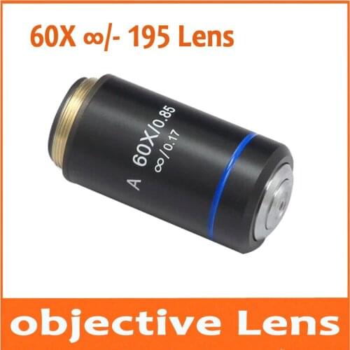 60X Infinity Biological Microscope Achromatic Objective Lens Olympus Biomicroscope UIS2 infinity Optical System CX21 CX3 CX41