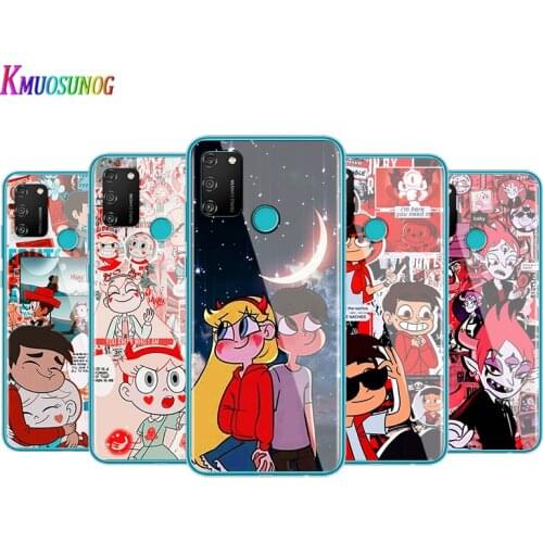 Anime Cute Star Princess Marco For Huawei Honor X10 10X 10i 10 9C 9S 9A 9i 9N 9X Pro 9 Lite Soft TPU Silicone Phone Case