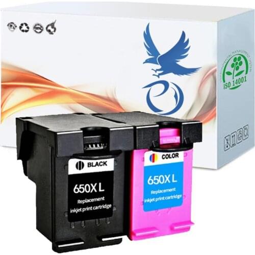 PY 1set 650XL Compatible Ink Cartridge for HP650 650XL for HP Deskjet Advantage 1015 1515 2515 2545 2645 3515 printer