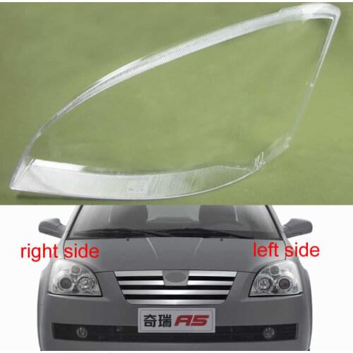 Headlight Cover Shell Plastic Protective Shell Transparent Lamp Shade Headlamp Glass Lampshde Lens For Chery A5 Cowin 3