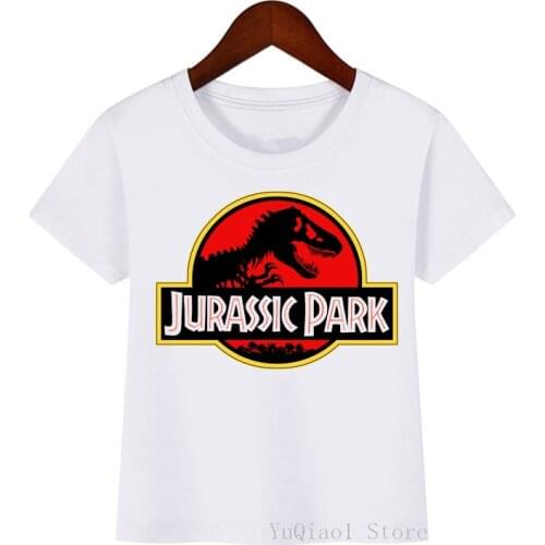 Hip hop Dinosaur tee shirt kids Jurassic park/world t shirt boy girl dino animal print graphic t-shirt unisex childrens clothes
