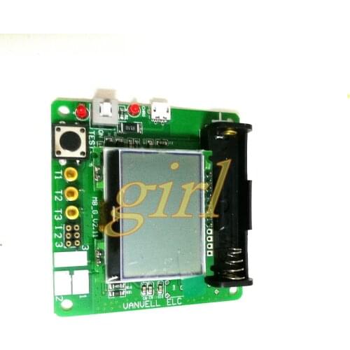 Graphic M328 transistor tester, ESR table, inductor and capacitor multi function tester, M8 upgraded version