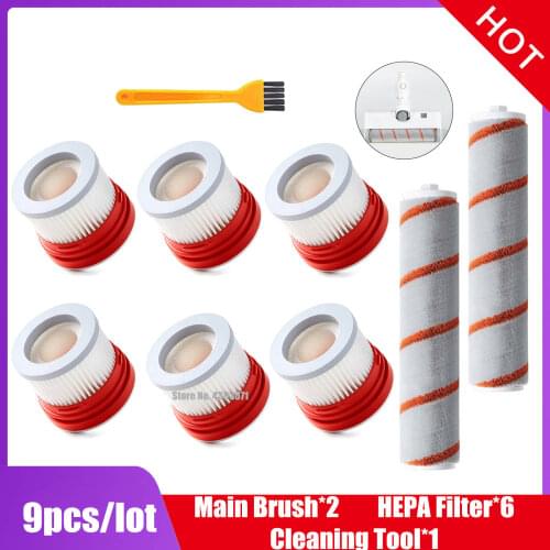 HEPA Filter Main Brush For Xiaomi Dreame V8 V9 v9p XR V10 V11 Household Wireless Handheld Vacuum Cleaner Parts Accessories