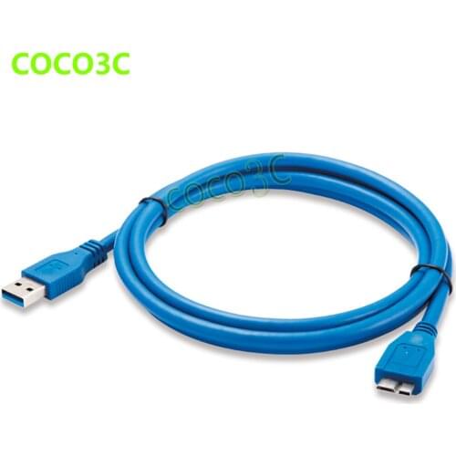 5ft USB 3.0 A Male To Micro B Male Data Cable 5Gbp/s USB3.0 External Hard Drive Cable for HDD enclosure