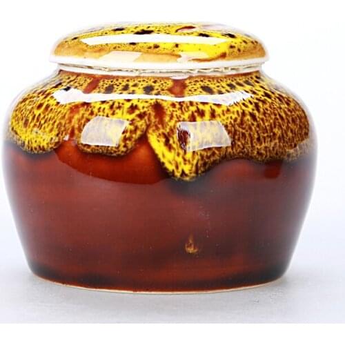 Ceramic Pot Purple Sand Small Pot Ash Box Pot