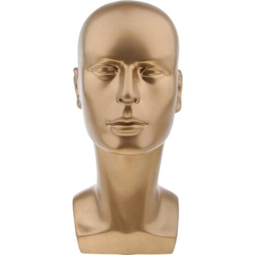 Mannequin Manikin PVC Plastic Head Model Hat Wig Hair Glasses Display Stand