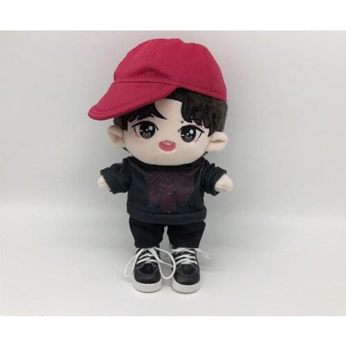 The Untamed Star Street Dance Wang Yibo Plush Doll Stuffed Toy Clothes Costume Cos Cosplay Cute Lovely