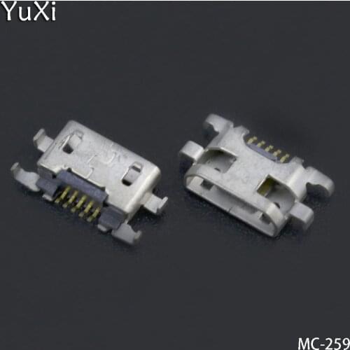 YuXi 10pcs Micro USB Jack Connector Female 5 pin Charging Socket For Motorola Moto G2 G+1 XT1063 XT1064 XT1068 XT1069