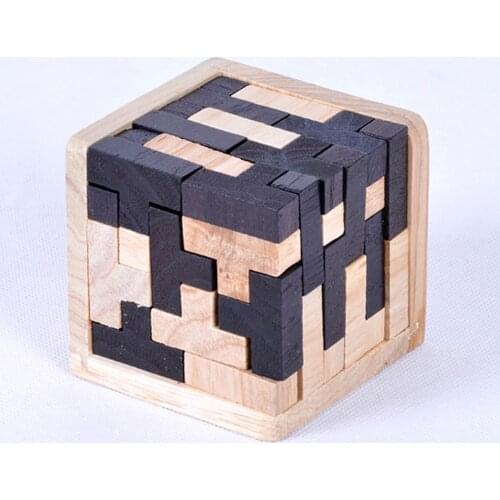 Kids Cognition Puzzle Toy Interlocked Magic Cube DIY Speed Game for Kids Adults Puzzle Baby Early Educational Toy