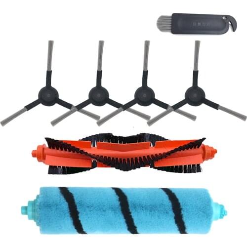 Roller soft brush side brush robot sweeper replacement for Conga 3490 4090 5090 vacuum cleaner for xiaomi STYJ02YM