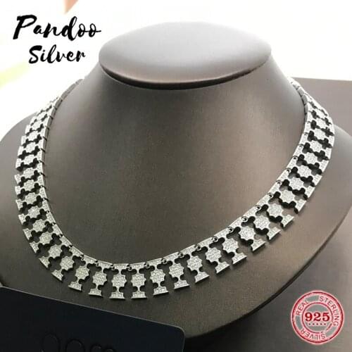 Christmas New Years Gift For Women S925 Sterling Jewelry 1:1 Copy, Star Chocker High Quality December ECLAT New Style