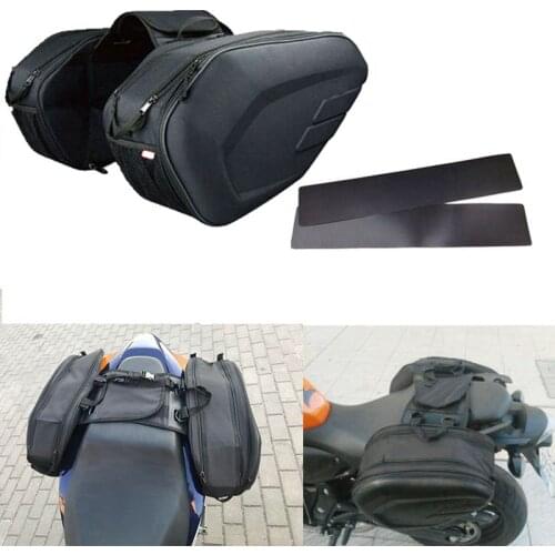 Motorcycle Saddle Bag with Raincoat Moto Helmet Storage Bags Waterproof Panniers Box Side Tools Bag Pouch for Motorbike