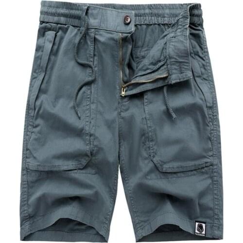 Summer Washed Cotton Mens Five-point Pants Cargo Shorts Men Casual Shorts Mens Shorts Summer