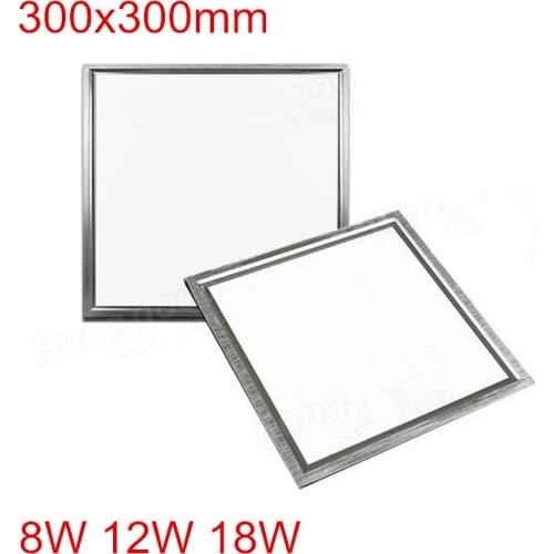 LED panel light square 300x300mm 8W 12W 18W high bright led indoor ceiling lamp Light Round Ultra thin LED downlight +led driver
