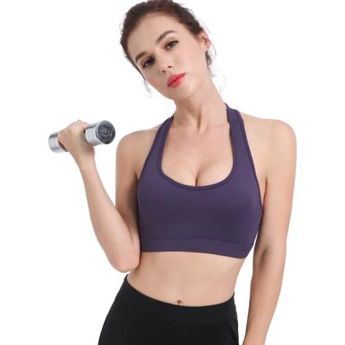 Womens Sports Bra Running Fitness Beauty Back Tops Quick Dry Shockproof Solid Large Size Female Underwear reggiseni sportivi 00